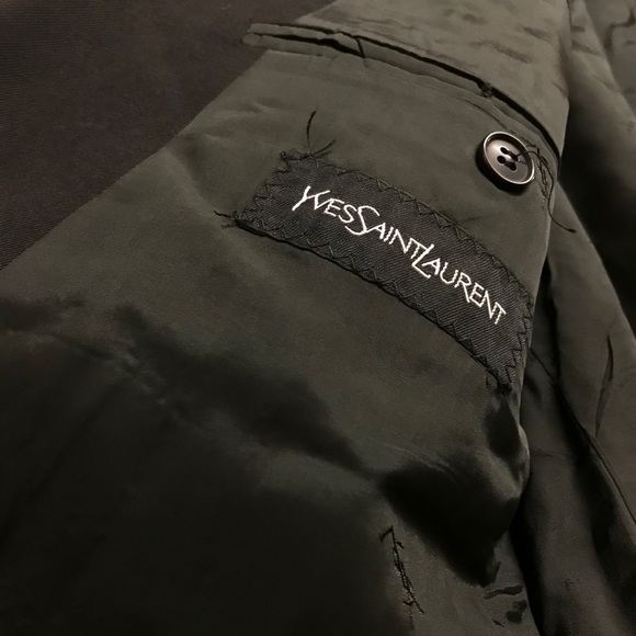 YSL Black Men’s Blazer Jacket 100% Authentic - Picture 8 of 8